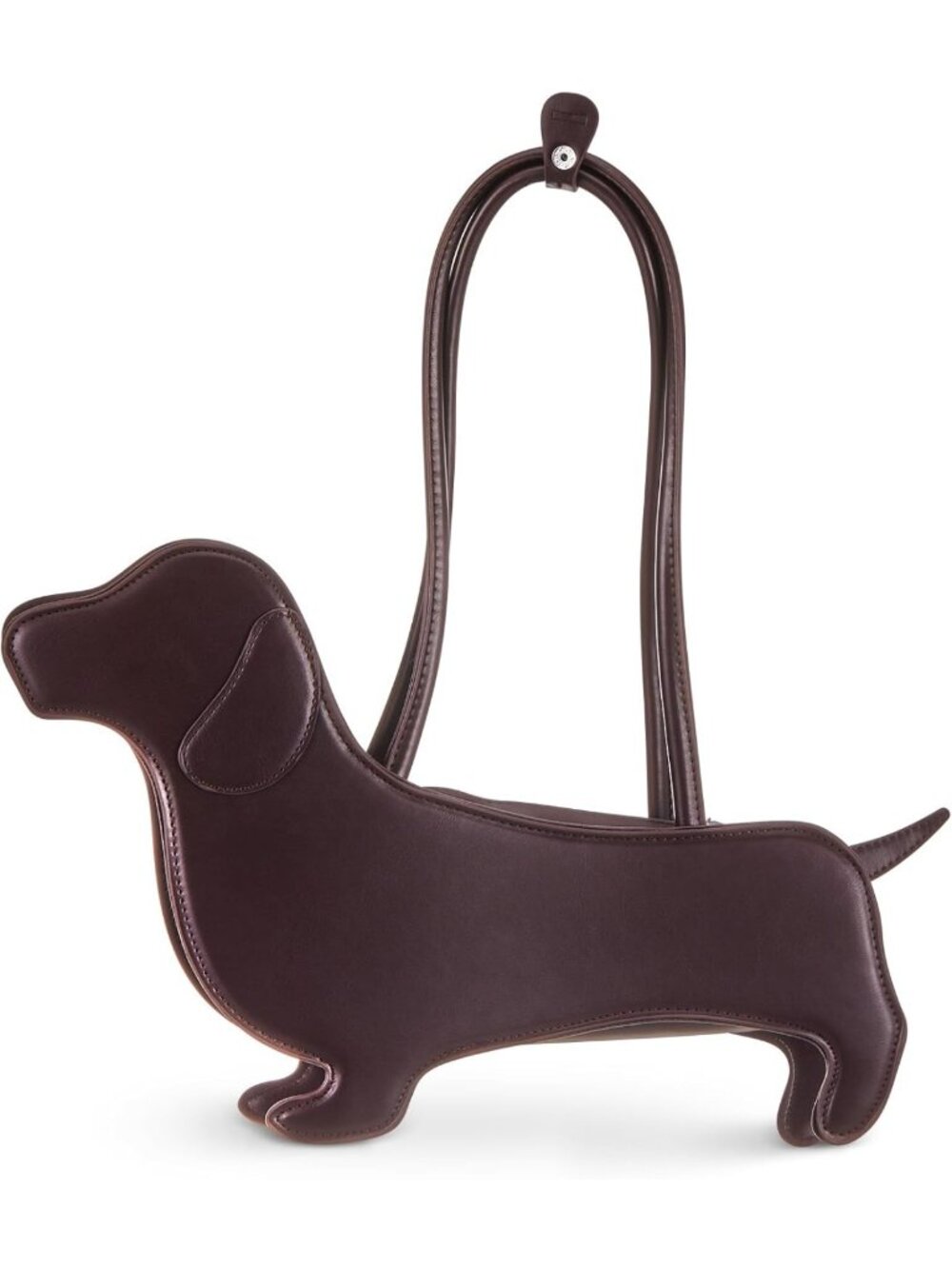 Cute Dachshund Dog-Shaped Tote Bag | PU Leather Purse for Pet Lovers & Gifts